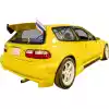 VSaero FRP TKYO Wide Body Fender Flares (rear) 50mm for Honda Civic EG 1992-1995 > 3dr Hatchback - Image 5