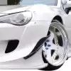 VSaero FRP TKYO v3 Wide Body Fender Flares (front) 65mm for Subaru BRZ ZN6 2013-2020 - Image 5