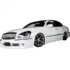 VSaero FRP JPRO Front Bumper 3pc for Infiniti Q45 F50 Cima President 2002-2004 - Image 2