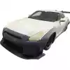 VSaero FRP LBPE v1 Wide Body Front Bumper w Lip for Nissan GT-R GTR R35 2009-2017 - Image 4