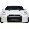 VSaero FRP LBPE v1 Wide Body Front Bumper w Lip for Nissan GT-R GTR R35 2009-2017 - Image 7