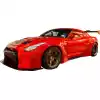 VSaero FRP LBPE v1 Wide Body Fender Flares (front) 4pc for Nissan GT-R GTR R35 2009-2017 - Image 11