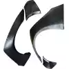 VSaero FRP LBPE v1 Wide Body Fender Flares (front) 4pc for Nissan GT-R GTR R35 2009-2017 - Image 14