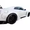 VSaero FRP LBPE v1 Wide Body Fender Flares (rear) 4pc for Nissan GT-R GTR R35 2009-2017 - Image 2