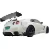 VSaero FRP LBPE v1 Wide Body Fender Flares (rear) 4pc for Nissan GT-R GTR R35 2009-2017 - Image 8