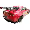 VSaero FRP LBPE v1 Wide Body Fender Flares (rear) 4pc for Nissan GT-R GTR R35 2009-2017 - Image 14