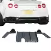 VSaero FRP LBPE v1 Valances w Diffuser 3pc for Nissan GT-R GTR R35 2009-2017 - Image 1