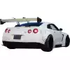 VSaero FRP LBPE v1 Valances w Diffuser 3pc for Nissan GT-R GTR R35 2009-2017 - Image 2