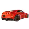 VSaero FRP LBPE v1 Valances w Diffuser 3pc for Nissan GT-R GTR R35 2009-2017 - Image 9