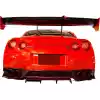 VSaero FRP LBPE v1 Valances w Diffuser 3pc for Nissan GT-R GTR R35 2009-2017 - Image 10