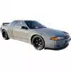 VSaero FRP TKYO Wide Body Fender Flares (front) 4pc 40mm for Nissan Skyline R32 1990-1994 > 2dr Coupe - Image 9