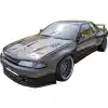 VSaero FRP TKYO Wide Body Fender Flares (front) 4pc 40mm for Nissan Skyline R32 1990-1994 > 2dr Coupe - Image 13