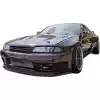 VSaero FRP TKYO Wide Body Fender Flares (front) 4pc 40mm for Nissan Skyline R32 1990-1994 > 2dr Coupe - Image 15