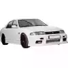 VSaero FRP MSPO Front Bumper for Nissan Skyline R33 GTS 1995-1998 > 2/4dr - Image 2