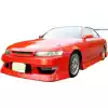 VSaero FRP WOND v1 Front Bumper for Toyota Mark II JZX90 1992-1995 - Image 6