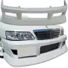 VSaero FRP FKON Front Bumper (early model) for Nissan Laurel C35 1998-2002 - Image 1