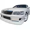 VSaero FRP FKON Front Bumper (early model) for Nissan Laurel C35 1998-2002 - Image 2