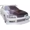 VSaero FRP WOND Front Bumper for Nissan Laurel C35 1998-2002 - Image 6