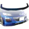 VSaero Plastic TKYO Wide Body Front Under Splitter for Mazda RX-8 SE3P 2009-2011 - Image 5