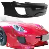 VSaero FRP TKYO v1 Wide Body Front Bumper for Porsche Cayman 987 2006-2008 - Image 4