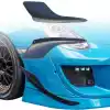 VSaero FRP TKYO v1 Wide Body Canards for Porsche Cayman 987 2006-2008 - Image 1