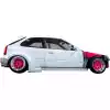 VSaero FRP MAM Wide Body Fender Flares (rear) 3pc 60mm for Honda Civic EK 1996-2000 > 3dr Hatchback - Image 3