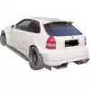 VSaero FRP MAM Wide Body Fender Flares (rear) 3pc 60mm for Honda Civic EK 1996-2000 > 3dr Hatchback - Image 15