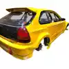 VSaero FRP MAM Wide Body Fender Flares (rear) 3pc 60mm for Honda Civic EK 1996-2000 > 3dr Hatchback - Image 29