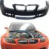 VSaero FRP TKYO Wide Body Front Bumper for BMW 3-Series 328i 335i E90 2009-2011 > 4dr - Image 1