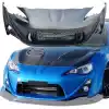 VSaero FRP VAR Wide Body Front Bumper for Scion FR-S ZN6 2013-2016 - Image 1