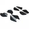 VSaero FRP TKYO v3 Wide Body Canards 8pc for Toyota 86 2017-2020 - Image 11