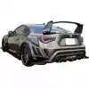 VSaero FRP VAR Wide Body Rear Bumper 2pc for Scion FR-S ZN6 2013-2016 - Image 4