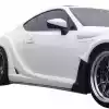 VSaero FRP VAR Side Skirts /w Spliiters 4pc for Subaru BRZ ZN6 2013-2020 - Image 5