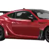 VSaero FRP VAR Side Skirts /w Spliiters 4pc for Subaru BRZ ZN6 2013-2020 - Image 10