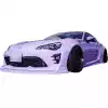 VSaero FRP AG T2 Wide Body Fenders (front) 4pc 50mm for Scion FR-S ZN6 2013-2016 - Image 10