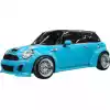 VSaero FRP LBPE Wide Body Side Skirts for Mini Cooper R56 R57 2007-2013 - Image 6