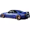 VSaero FRP TKYO Wide Body Fenders (rear) 90mm for Nissan Skyline R33 1995-1998 > 2dr Coupe - Image 5