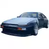 VSaero FRP TKYO Wide Body Fenders Flares (front) 40mm for Toyota Corolla AE86 Trueno 1984-1987 > 3dr Hatch - Image 7