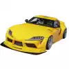 VSaero Plastic TKYO 1.5 Front Splitter for Toyota Supra (A90 A91) 2019-2022 - Image 17