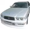 VSaero FRP WAL Front Lip Spoiler for Nissan Gloria Y33 1995-1999 - Image 3