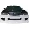 VSaero FRP MSPO Front Bumper for Toyota Mark II JZX100 1996-2000 - Image 9