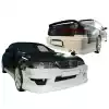 VSaero FRP MSPO Body Kit 4pc for Toyota Mark II JZX100 1996-2000 - Image 3